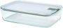 Mepal – Glazen vershouddoos EasyClip – Glazen schaal met deksel en kliksluiting – Geschikt voor de magnetron stoomoven oven koelkast & vriezer – Luchtdicht & lekvrij 2250ml – Nordic sage - Thumbnail 2