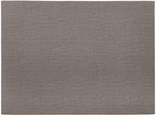 Mesapiu Placemat Canvas Rechthoek Charcoal Set van 4