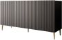 Meubella Dressoir King Mat zwart 150 cm - Thumbnail 2