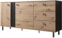 Meubella Dressoir Marcos Eiken Antraciet 165 cm - Thumbnail 2