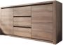 Meubella Dressoir Monaco Truffel eiken 140 cm - Thumbnail 2