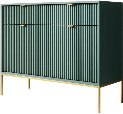 Meubella Dressoir Navil 2 Groen 104 cm