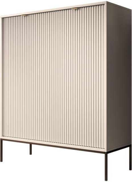 Meubella Dressoir Navil Beige 104 cm Hoog