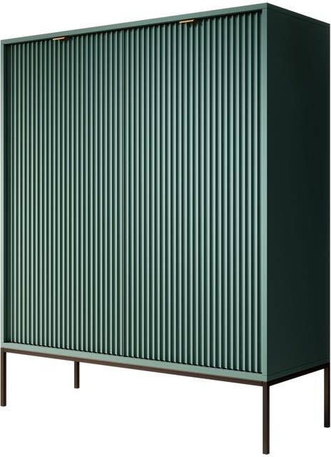 Meubella Dressoir Navil Groen 104 cm Hoog