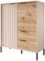 Meubella Dressoir Ramirez Beige Eiken 103 cm - Thumbnail 2