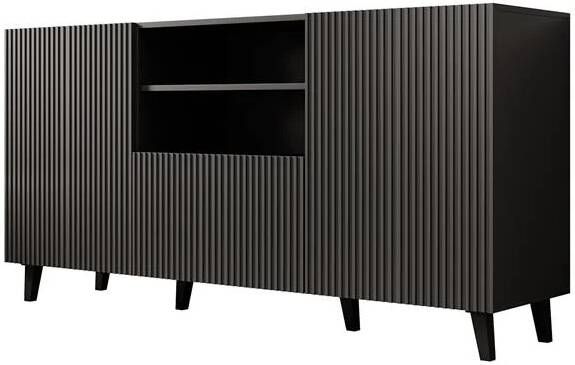 Meubella Dressoir Vintar Antraciet 150 cm