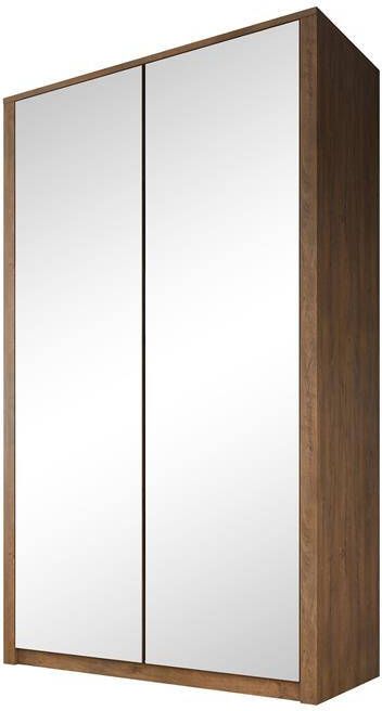 Meubella Kledingkast Malibu Eiken 113 cm Met spiegel