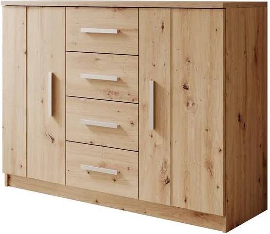 Meubella Ladekast Blake Eiken 120 cm