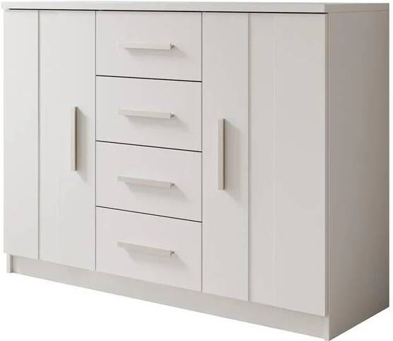 Meubella Ladekast Blake Wit 120 cm