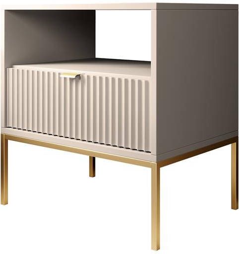 Meubella Nachtkastje Navil 2 Beige