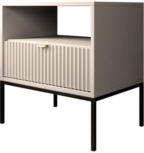 Meubella Nachtkastje Navil Beige