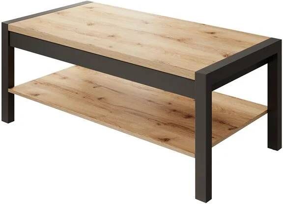 Meubella Salontafel Acapulco Eiken Zwart 120 cm