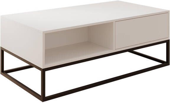 Meubella Salontafel Delta Wit 120 cm