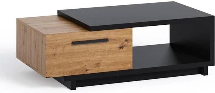 Meubella Salontafel Incala Eiken Zwart 120 cm