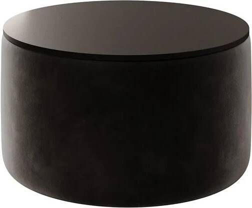 Meubella Salontafel Marcio Zwart velvet 75 cm