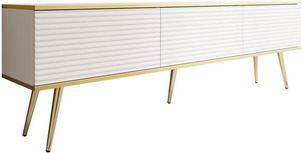 Meubella TV-Meubel Orleans 2 Wit 175 cm Staand