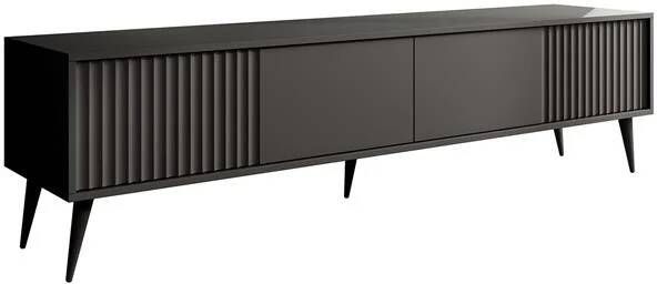 Meubella TV-Meubel Winq 2 Antaciet 180 cm