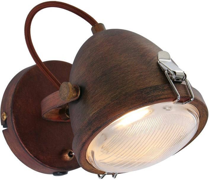 Mexlite Dublin Wandlamp Bruin