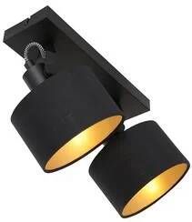 Mexlite Ornoir plafondlamp zwart