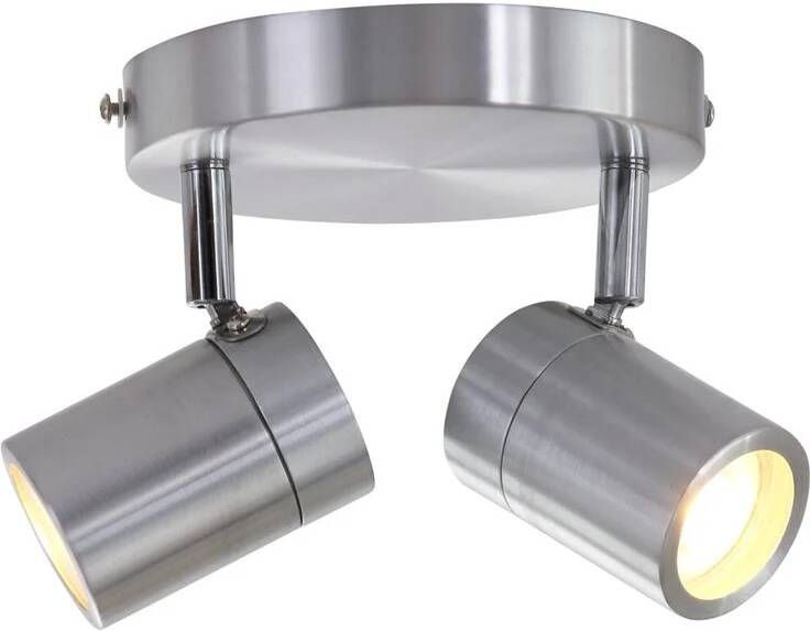 Mexlite spot Upround LED staal metaal Ø 24cm GU10 2487ST