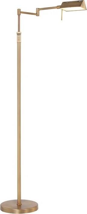 Mexlite Vloerlamp Karl Brons incl. Dimmer 5895BR
