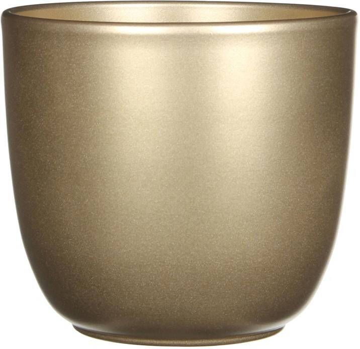 Mica Decorations Bloempot Goud Keramiek Voor Kamerplant H18.5 X D19.5 Cm Plantenpotten