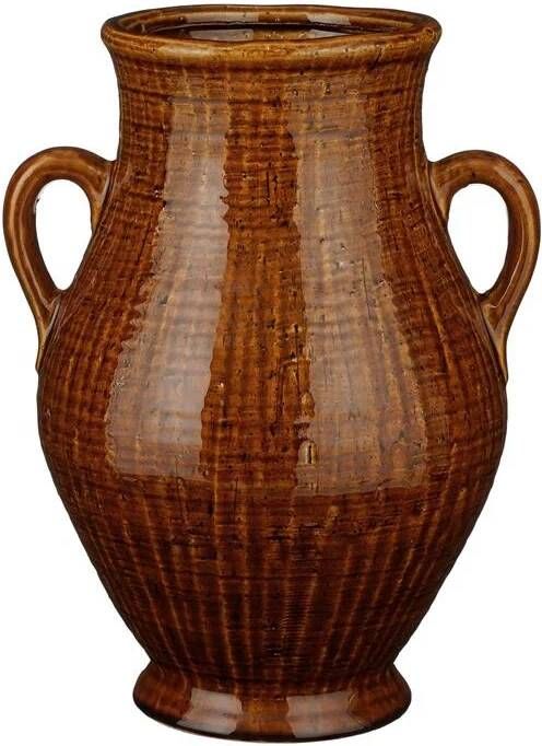 Mica Decorations Elena Vaas L29 x B26 x H39 cm Bruin