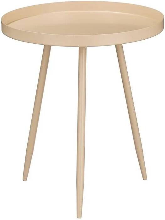 Mica Decorations Flores Bijzettafel H38 x Ø34 cm Beige