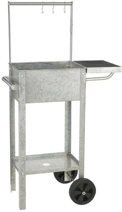 Mica Decorations Ken Kweektafel L70 x B38 x H127 cm Verzinkt plaatstaal