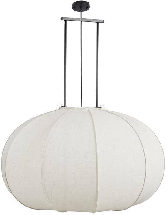 Mica Decorations Pego Hanglamp H94 x Ø89 cm Linnen Off White