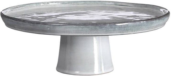 Mica Decorations Tabo Taartplateau H10 x Ø27 cm Grijs