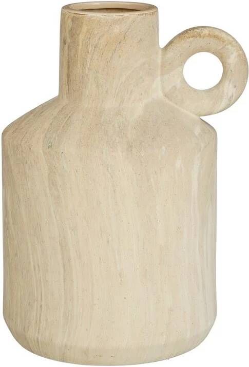 Mica Decorations Trentino Vaas L29 x B25 x H39 cm Beige