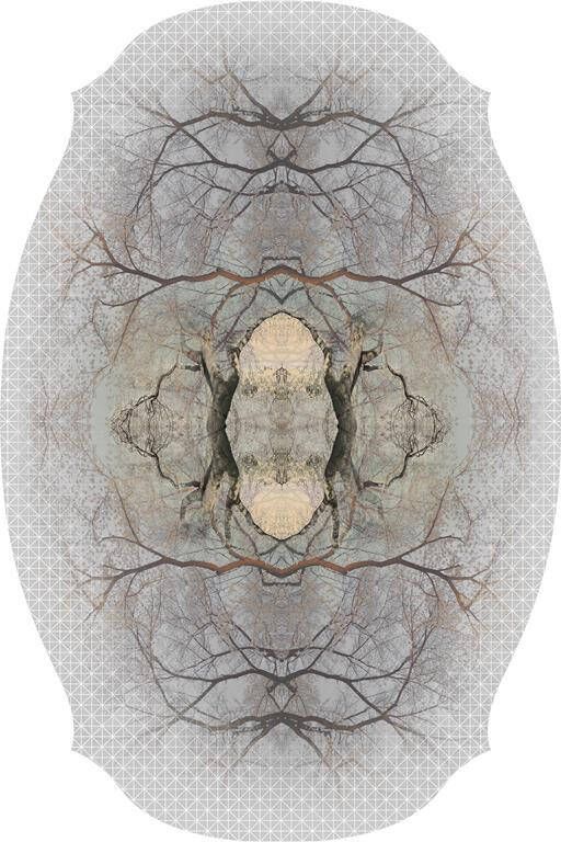Moooi Carpets Diamond Tree vloerkleed 267x400 polyamide grijs