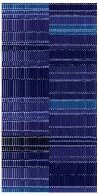 Moooi Carpets Zig Zag vloerkleed 200x300 blauw