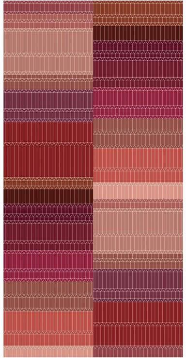 Moooi Carpets Zig Zag vloerkleed 300x400 rood
