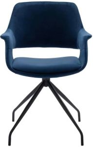 MOOS Ethan Eetkamerstoel Blauw