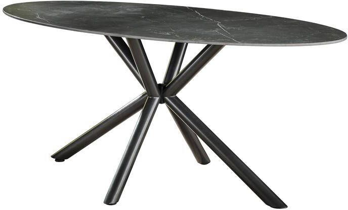 MOOS by fonQ Jurre Eettafel 180 x 90 cm Zwart