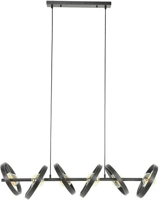 MOOS by fonQ Kevin Hanglamp 6-lichts Charcoal