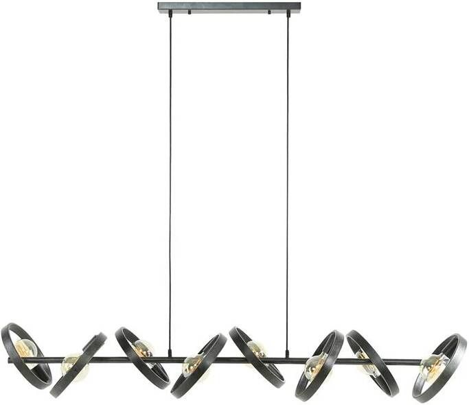 MOOS by fonQ Kevin Hanglamp 8-lichts Charcoal
