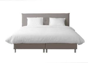 MOOS Lev Boxspring 180 x 210 cm Bruin