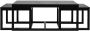 Leen Bakker Salontafel Hanestad zwart eikenkleur (3 stuks) - Thumbnail 2