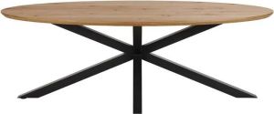 MOOS Rins Eettafel 220 x 100 cm Bruin