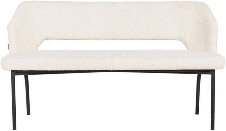 Must Living Bench Bloom 150 86x150x57 cm bouclé natural
