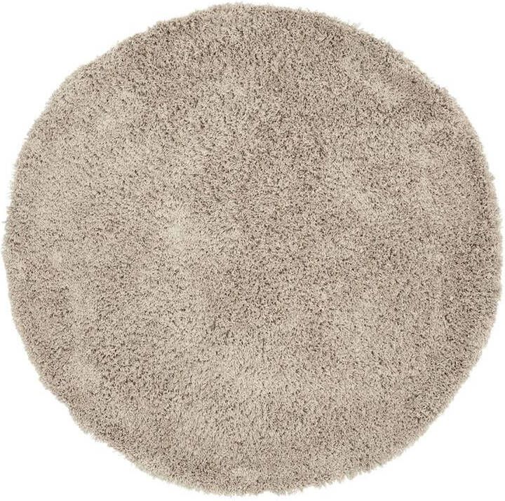 Must Living Carpet Celeste round large Ø250 cm taupe 100% polyester
