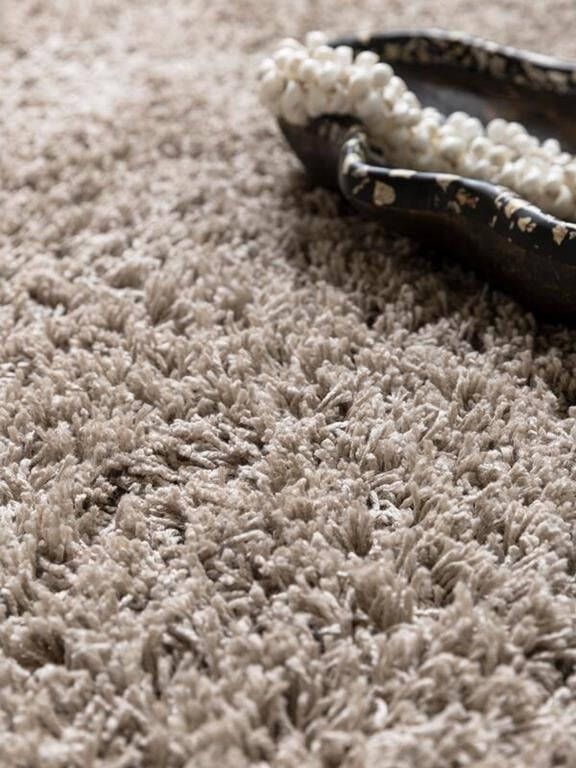Must Living Carpet Celeste round medium Ø200 cm taupe 100% polyester