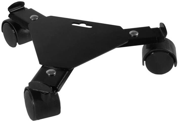 Nature Plantentrolley met 3 armen verstelbaar metaal zwart