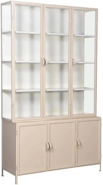 New Routz Detroit Vitrinekast B 142 cm Zand