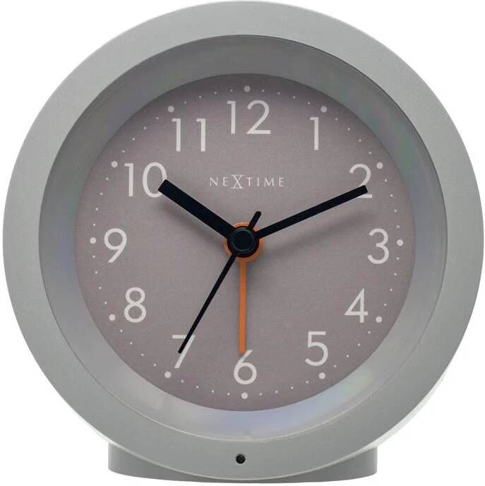 NeXtime Tafelwekker Ø10 5 cm x 3 6 cm Stil Verlicht Wijzerplaat