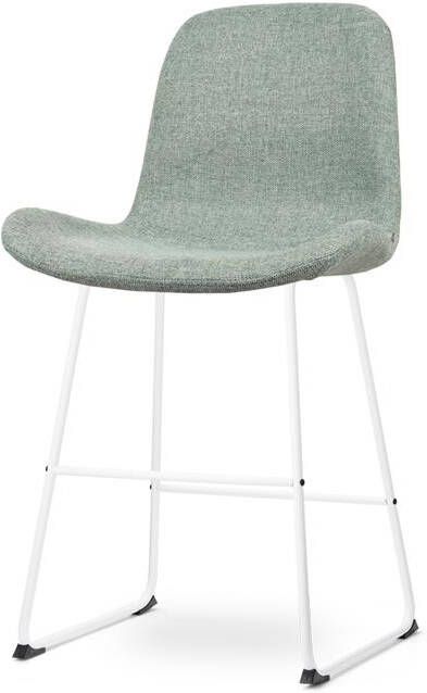 Nolon Nino-Fé Barkruk Zacht Groen Wit Onderstel 65 cm
