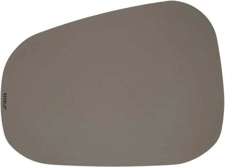 NOOBLU Bureau onderlegger PEBL Senso Clay grey Kingsize 82 x 62 cm